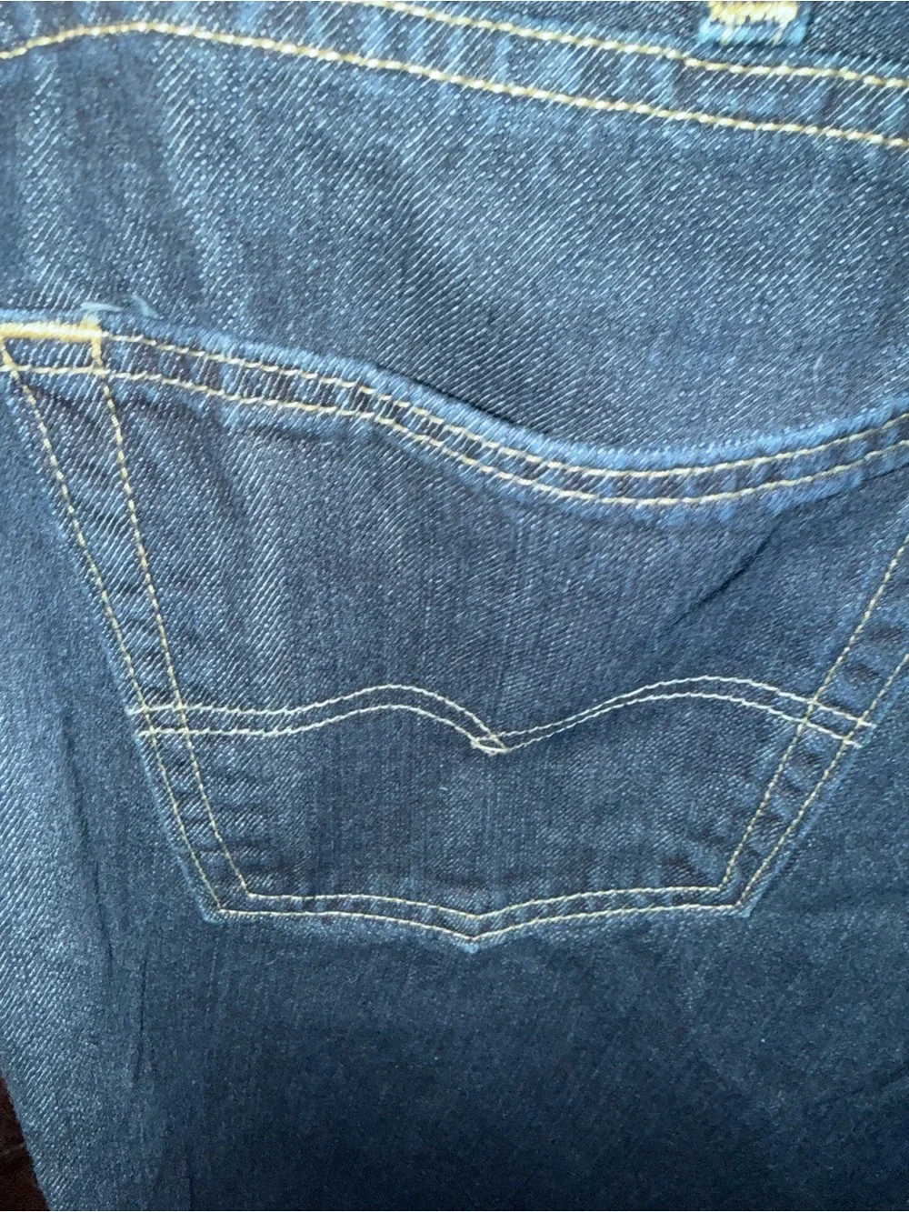 Levi's Men's Indigo Straight-Leg Jeans 38x32